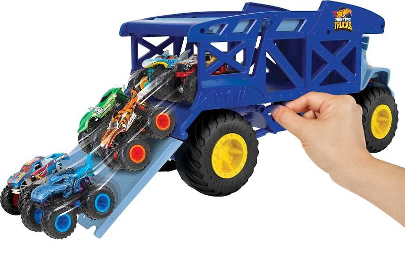 Hot Wheels -  Monster Trucks - Transporteur monstre Monster Trucks - Rhino Rig