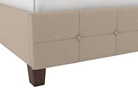 Lit rembourré Rose Jumeau Lit  de DHP- tan