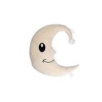 Kokoons Croissant de Lune en Peluche Lumière and Mélodie Jaune Pâle/Bleu Pétrole de Around The Crib