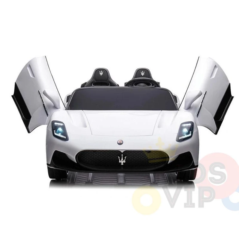 KidsVip 24V Maserati MC20 105W W/RC- White - English Edition