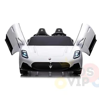 KidsVip 24V Maserati MC20 105W W/RC- White - English Edition