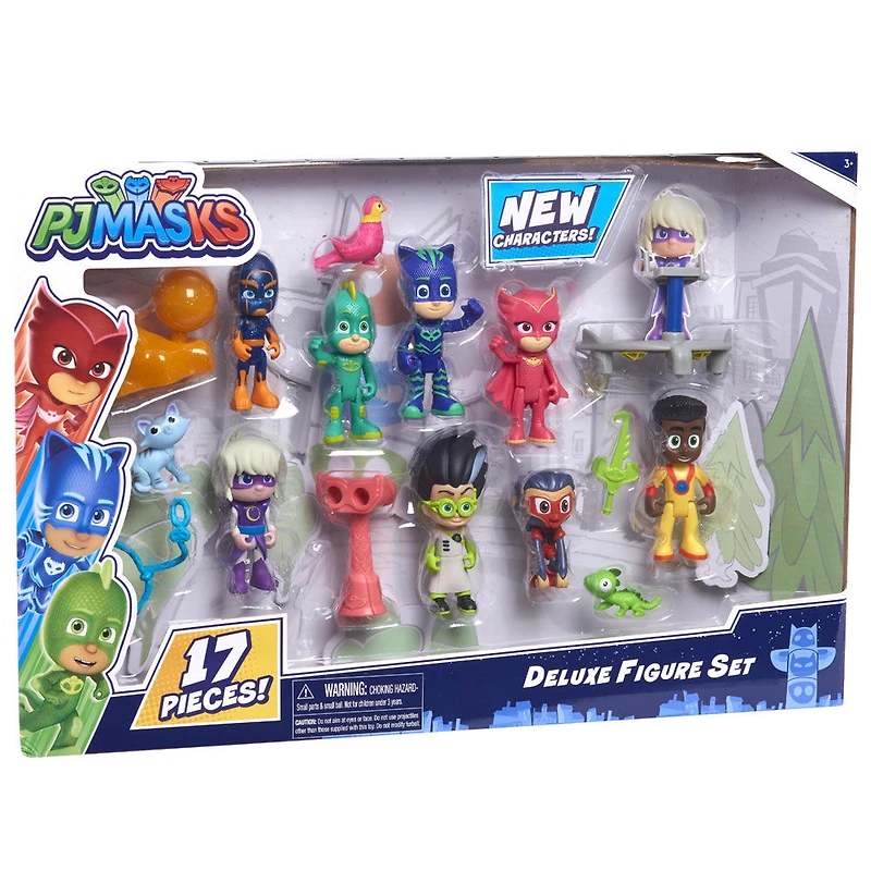 Ensemble de Figurines De Luxe des Pyjamasques - Édition anglaise