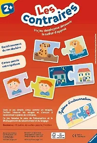 Ravensburger! Jeu de Les Contraires (Seulement Français)