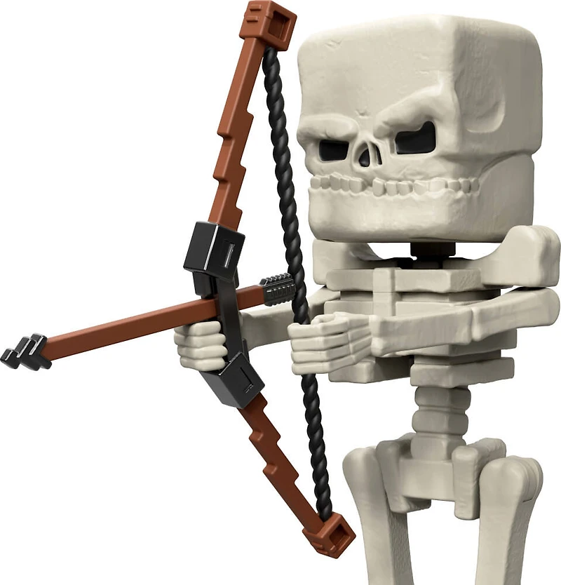 Minecraft-Figurine articulée Squelette-taille de 10cm et accessoires