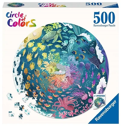 Ravensburger Circle of Colours Ocean 500-Piece Jigsaw Puzzle