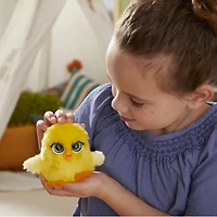furReal Fuzzalots, Poussin interactif changeant de couleur, jouet électronique