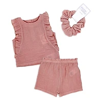 Willow & Whistle Pink Short Set