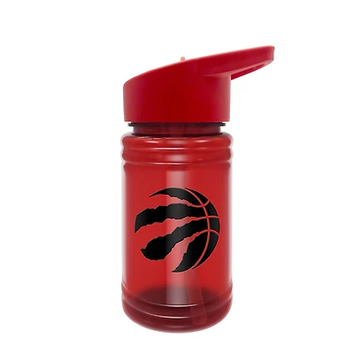 Bouteille d'eau rouge 16 onces bouchon paille pour enfants evec poignée NBA Toronto Raptors
