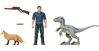 Jurassic World - Coffret Humain Et Dino - Owen Et Dino Interactif