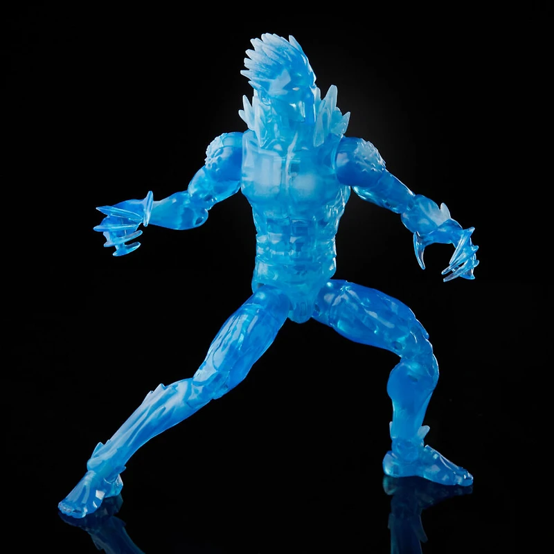 Marvel Legends Series, figurine Iceman de 15 cm avec design premium, 2 accessoires et 1 pièce Build-a-Figure