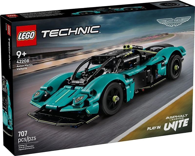LEGO Technic Aston Martin Valkyrie. Ensemble de Voiture à Construire, Jouet de Véhicule, Cadeau Créatif 42208
