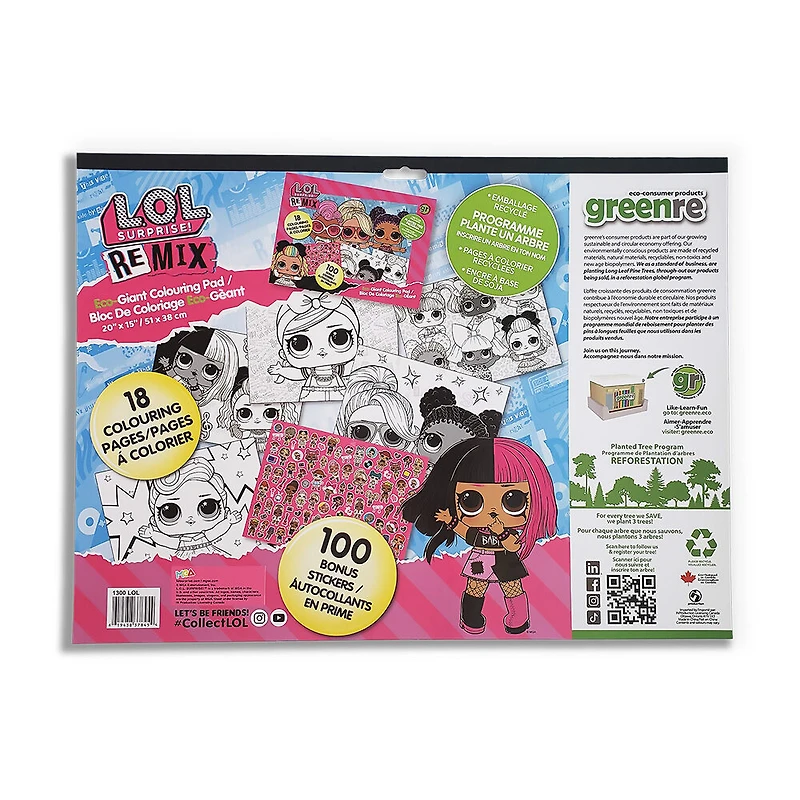 Eco- Giant Colouring Activity Assortment