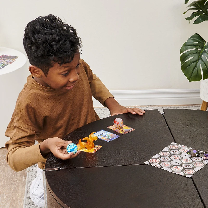 Bakugan Evolutions, Coffret Platinum Power Up Nillious avec Nano Sledge et Lancer