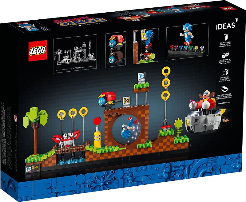 LEGO Ideas Sonic the Hedgehog - Green Hill Zone 21331 Ensemble de construction (1 125 pièces)