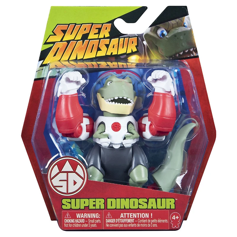 Super Dinosaur, T-Rex 5-Inch Action Figure with Battle Armor - R Exclusive