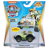  PAW Patrol, Véhicule Super-Tracker Super PAWs en métal True Metal à collectionner, Série Super-Chiots à l'échelle 1:55
