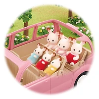 Calico Critters Family Picnic Van, Véhicule jouet pour poupées avec accessoires de pique-nique