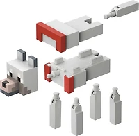 Minecraft - Figurine Loup à Construire