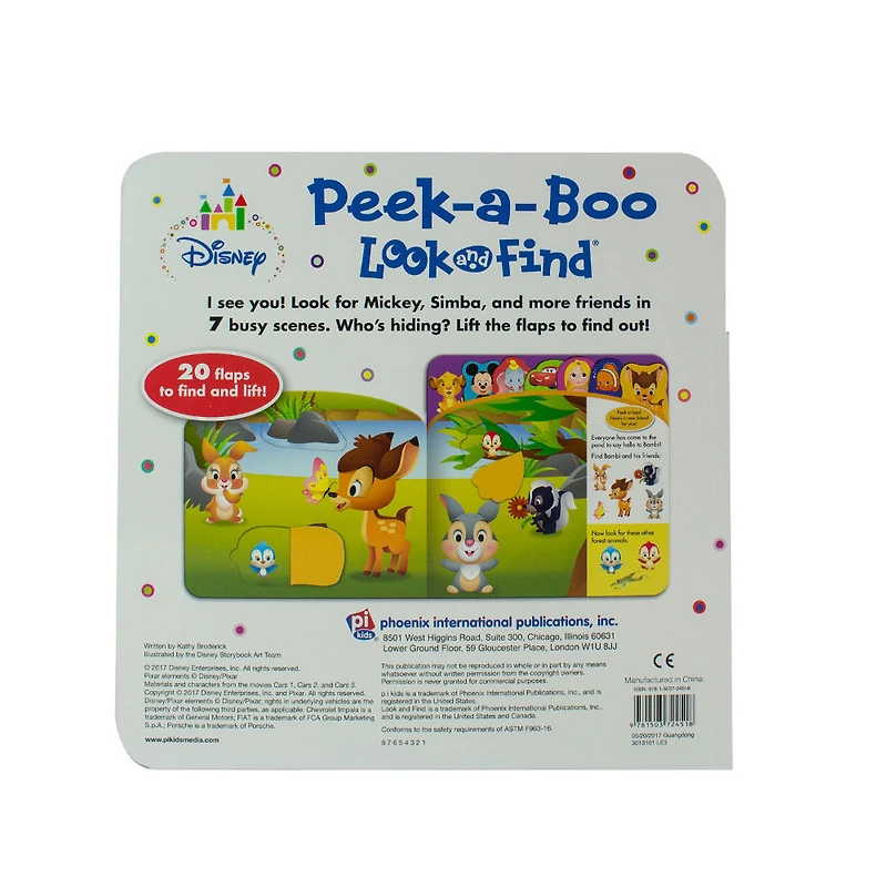 Cherche et trouve des rabats à soulever de Disney Baby