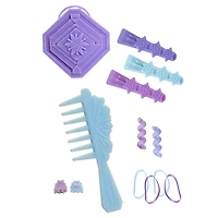 Tête de Coiffure d'Elsa de La Reine Des Neiges 2 Disney (14 éléments)