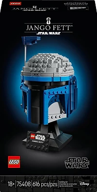 LEGO Star Wars Le casque de Jango Fett , Ensemble de modèle à construire pour adultes 75408