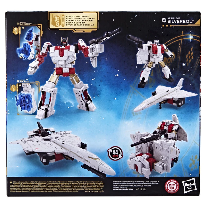 Transformers Age of the Primes Commander Class Aerialbot Silverbolt, 7-inch Converting Action Figure