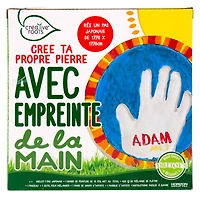 Creative Roots Crée ta propre pierre avec empreinte de main