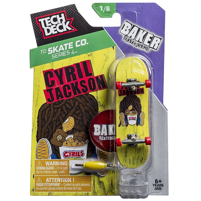Tech Deck, TD Skate Co Series 4, 96mm Fingerboard, Baker Skateboards