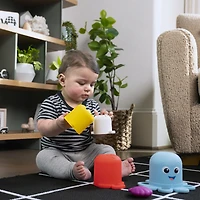 Baby Einstein - Cubes sensoriels à empiler Ocean Explorers Opus's Stack et Stream