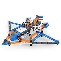 Meccano Junior, Kit de construction STEAM, Baril de 150 pièces