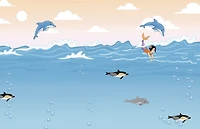 Jumbo Stickers For Lil Hands Mermaids - English Edition