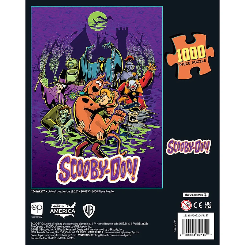 USAopoly Scooby-Doo "Zoinks!" Casse-Tête De 1000 Pièces - Édition anglaise