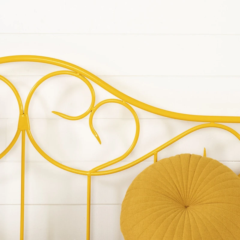 Balka Lit de jour en métal Simple Jaune