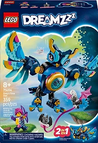 LEGO DREAMZzz Le Hibou Temporel de Zoey, Ensemble de Jeu Fantastique avec Construction d'Oiseau et Figurine 71494