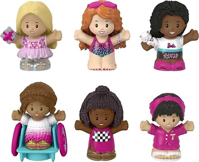 Fisher-Price Little People Barbie Coffret de 6 figurines