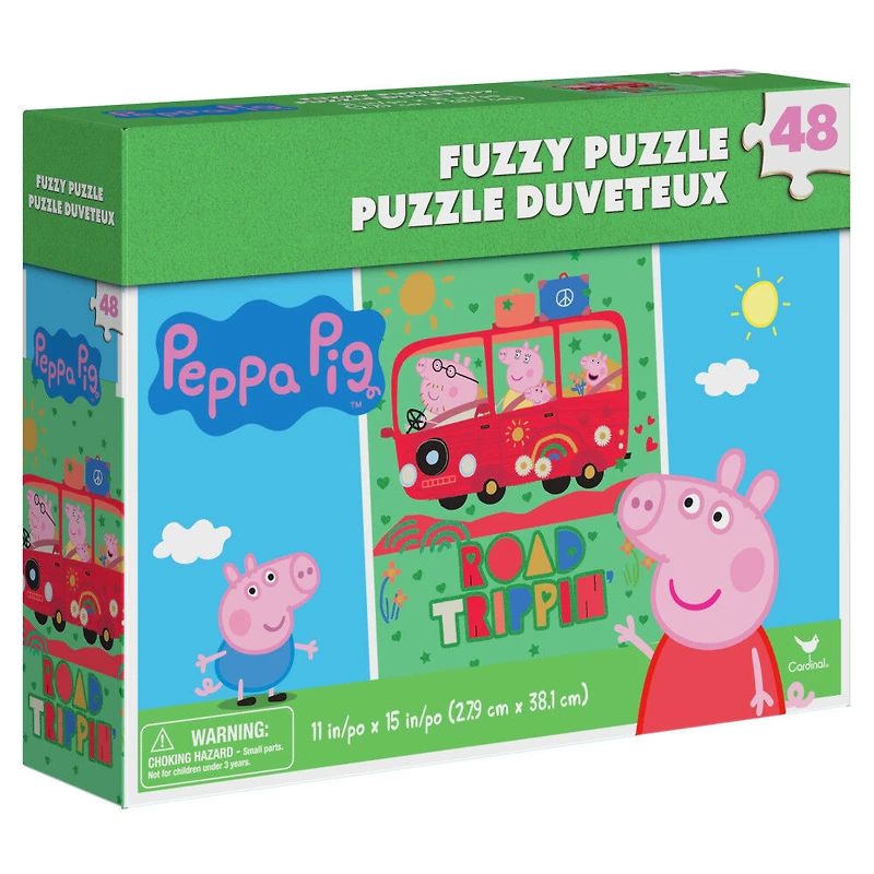 Peppa Pig, Puzzle duveteux de 48 pièces