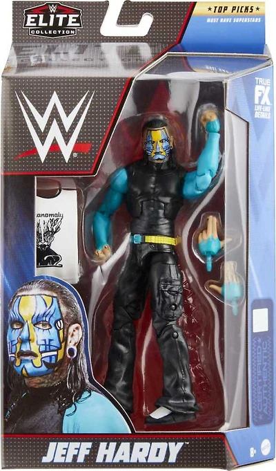 WWE Jeff Hardy Elite Collection Top Picks Action Figure