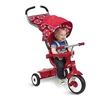 Radio Flyer - Tricycle de luxe 4-en-1 “Promenade 'N Trike” - Rouge - Notre exclusivité