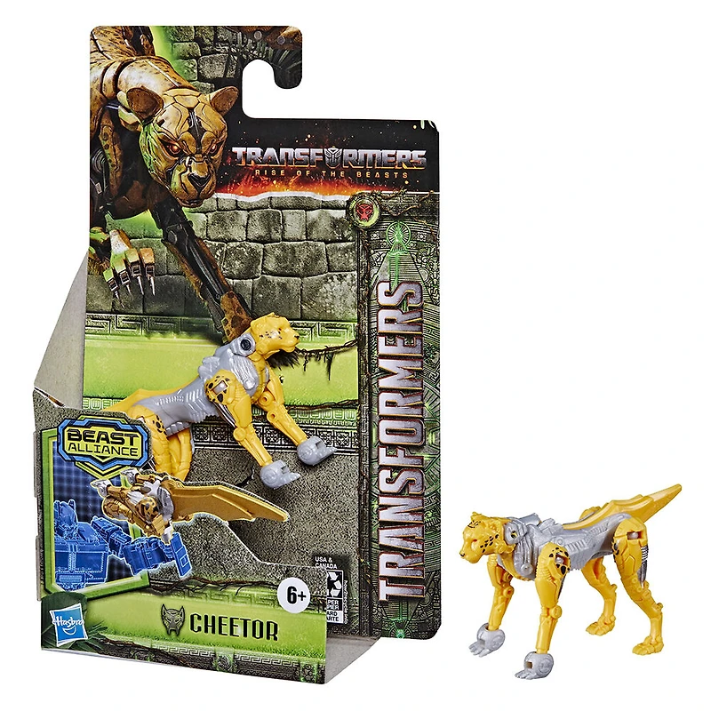 Transformers: Rise of the Beasts, Beast Alliance, figurine Beast Battle Masters Cheetor de 7,5 cm