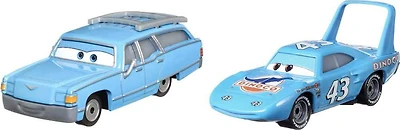 Coffrets de 2 inspirés du film "Les Bagnoles 3" de ​Disney et Pixar Métal Moulé sous Pression - MME King et King