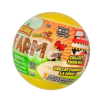 Collection ORB Arcade Squish Farm - Les styles et les couleurs peuvent varier