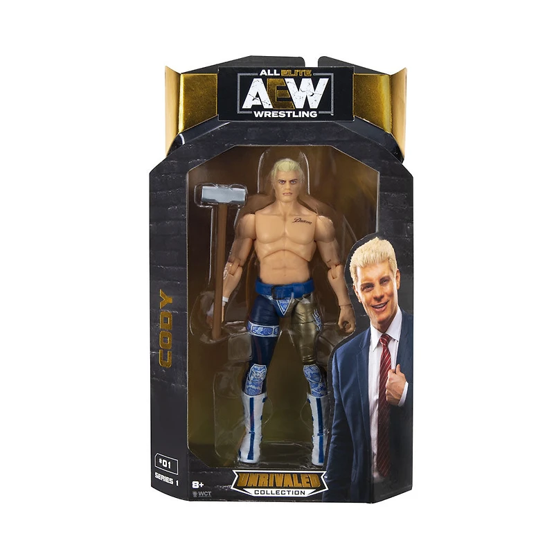 AEW - 1 Figure Pack Unrivaled Figure - Cody Rhodes