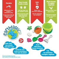 Earthtastic Coffret de jeu 8 pièces avec seau à sable