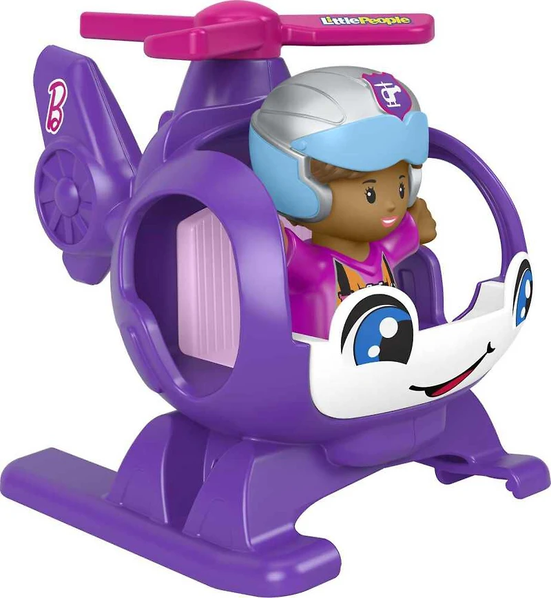 Fisher-Price Little People Barbie Hélicoptère, figurine