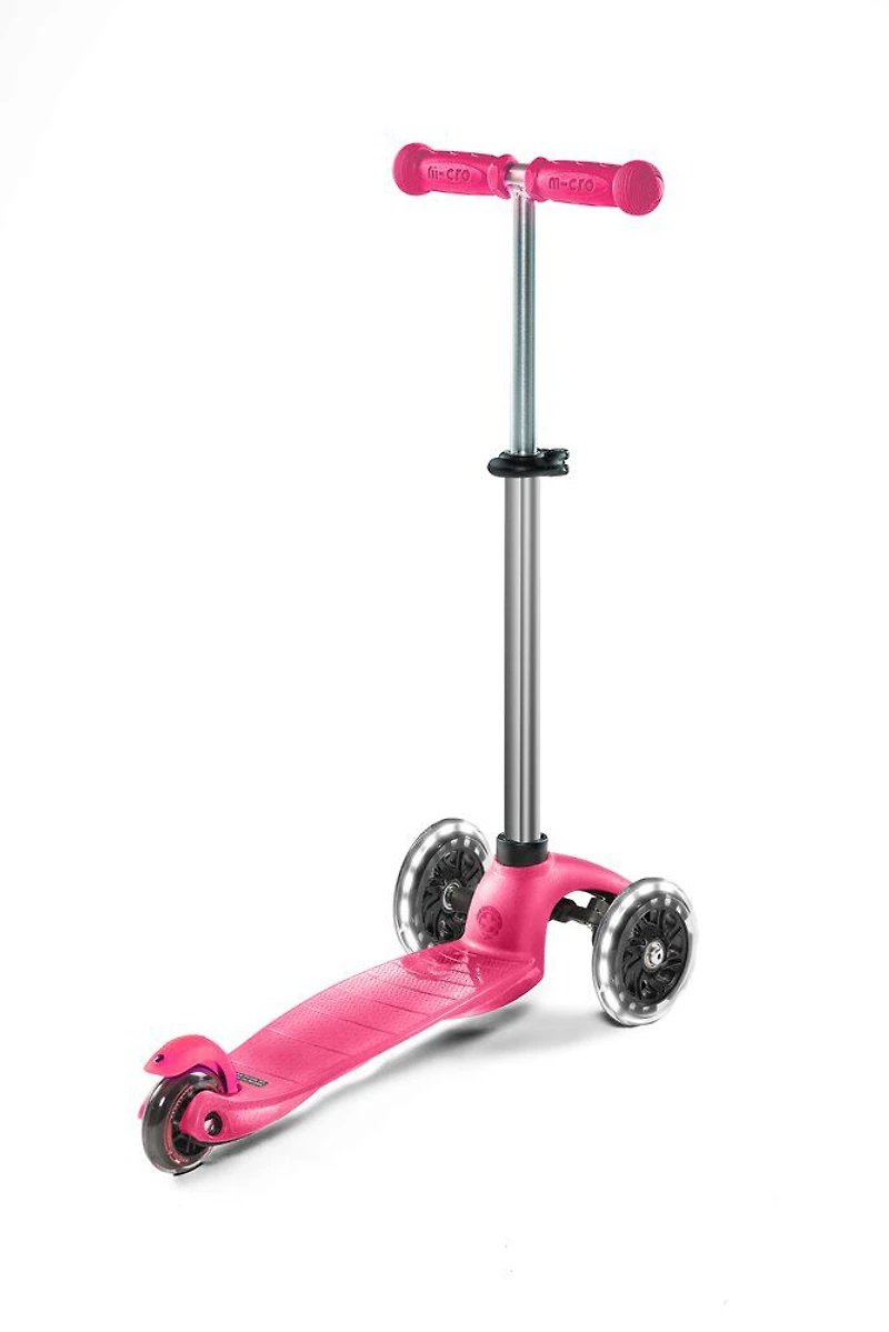 Trottinette Micro Mini Plus Led/Rose - Notre exclusivité