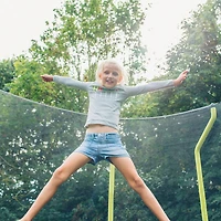 Plum 10ft Wave Springsafe Trampoline and Enclosure