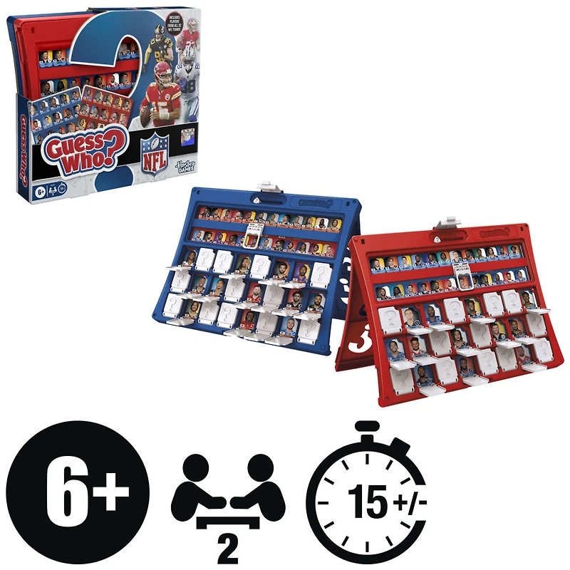 Guess Who? NFL Edition Board Game - English Edition
