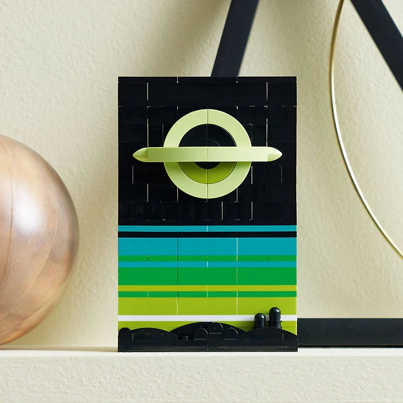 LEGO Ideas Tales of the Space Age 21340 Building Set; 4 Connectible 3D Postcard Display Models; Gift Idea for Adults (688 Pieces)