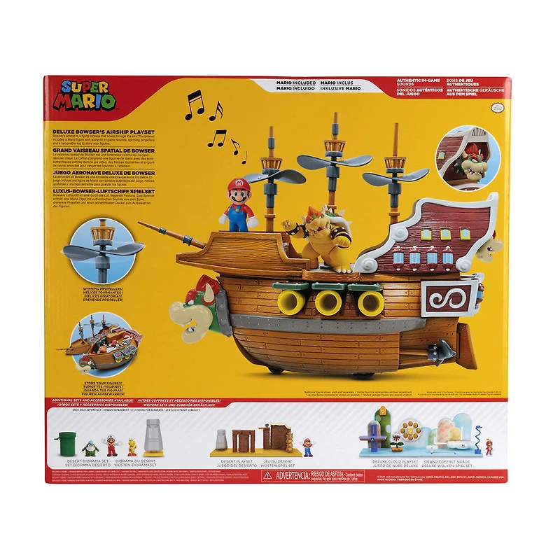 Ensemble De Jeu Nintendo 2,5 Pouces - Navire De Bowser 
