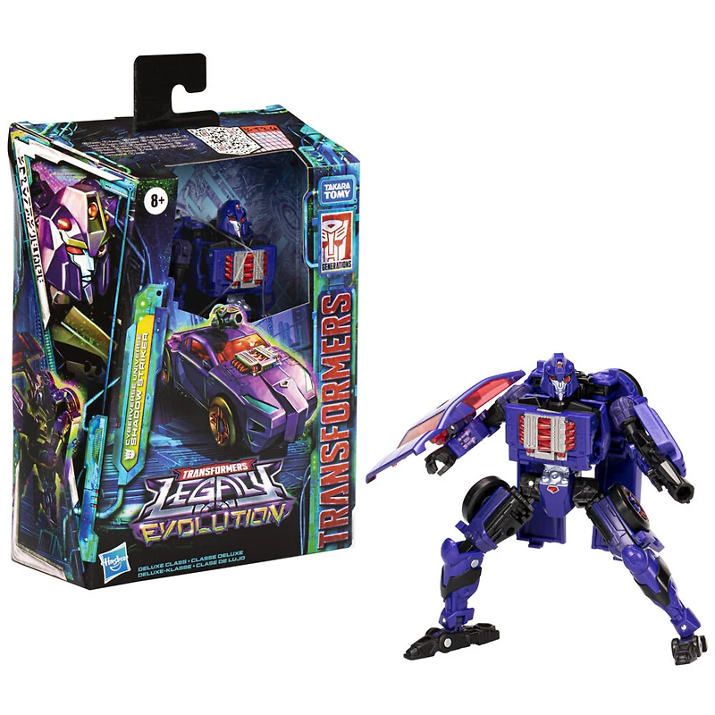 Transformers Legacy Evolution Deluxe Class Cyberverse Universe Shadow Striker 5.5 Inch Action Figure